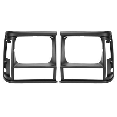 Headlight Door Bezel W/Corner and Parking Light Holes For Jeep Cherokee SE 91-96
