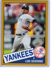 Luis Severino 2020 Topps 1985 35th Anniversary 5x7 Gold #85-71 /10 Yankees 