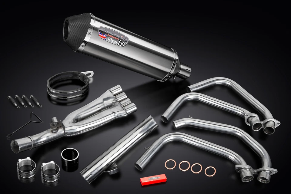 Silenciador escape completo Honda CBR600 FV FW F3 V-W 97-98 4-1 13,5" X-OVAL acero inoxidable Foto 4 de 4