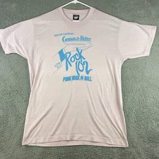 Vintage Screen Stars Best 90’s XL Single Stitch USA Rock N Roll Pink Gannon