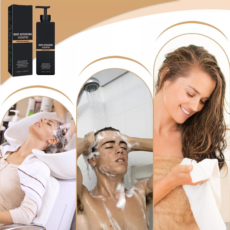 3PCS Root Activator Shampoo, Hair Loss Shampoo,Shampoo Root Activator ...