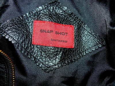   ''Snap Shot'' Schwarze  Echt Leder Herren Jacke Gr. 48 - 50 Angesagte Schnitt!