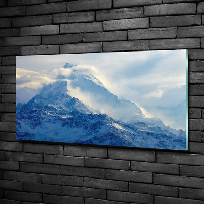 Acrylglas-Bild Wandbilder Druck 100x50 Deko Landschaften Berggipfel