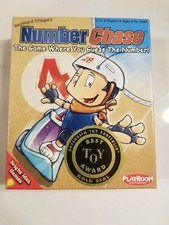 NUMBER CHASE THE GAME WHERE YOU GUESS THE NUMBER LOGIC REASON KIDS CARD GAME 3C