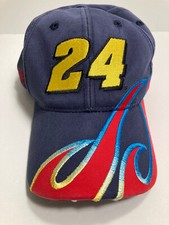 Vintage Jeff Gordon Hat Cap #24 DuPont 4X Winston Cup Championship Distressed