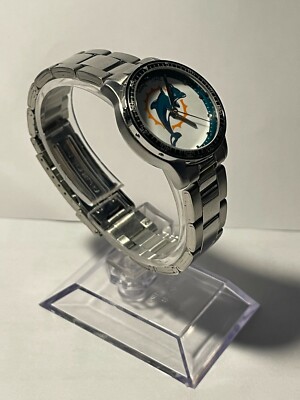 Miami Dolphins NFL Ladies Stainless-Steel Luxury Watch by  display picture 3