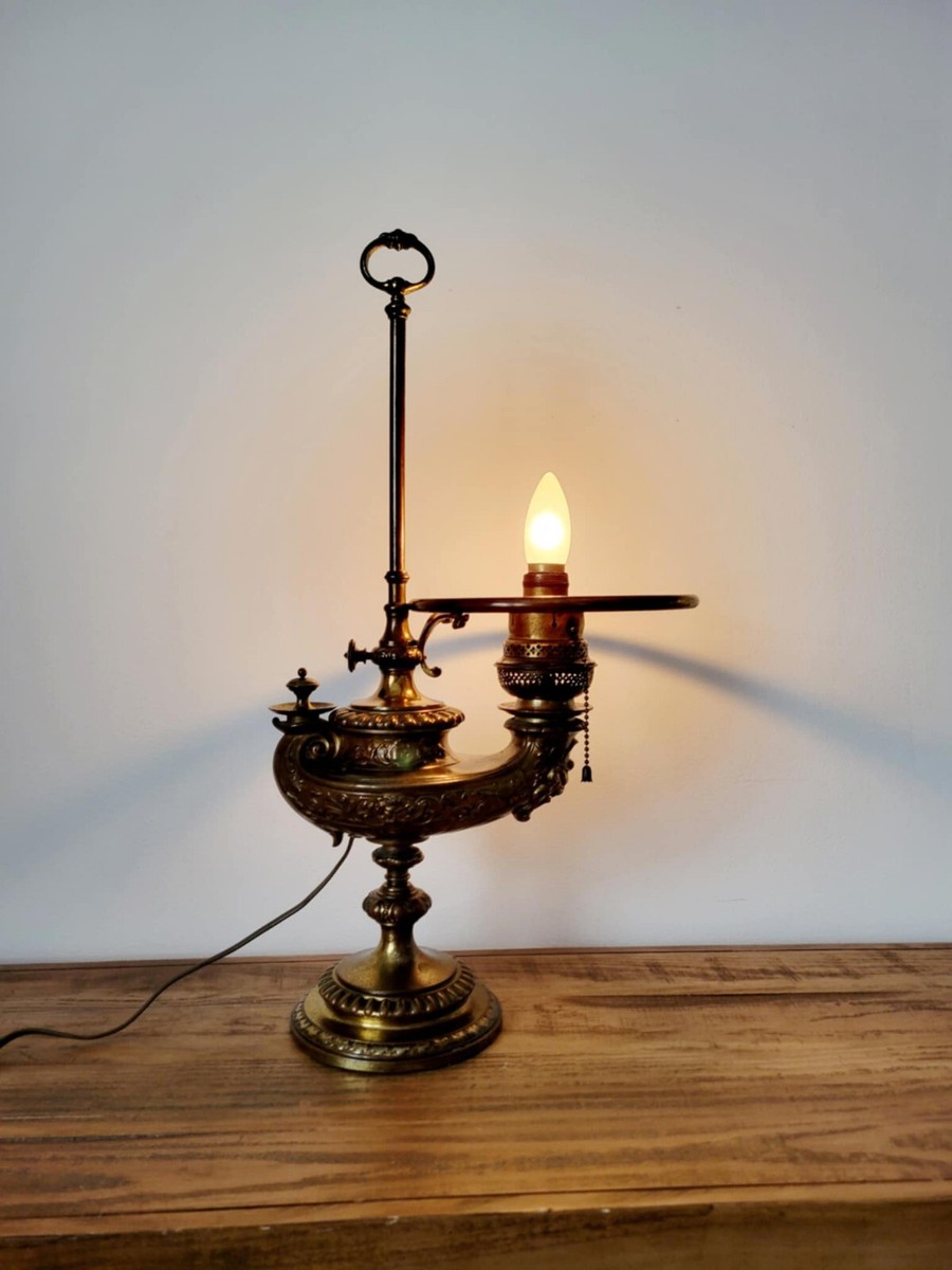 Louis Valtat、VASE、海外版超希少レゾネ、新品額付 Antique Victorian 1880s Wild & Wessel Harvard Student Oil Lamp | eBay