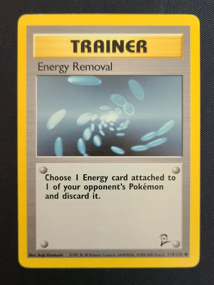 Pokémon ENERGY REMOVAL Trainer 119/130 Base Set 2 - Near Mint 🍒 - Image 4 of 4