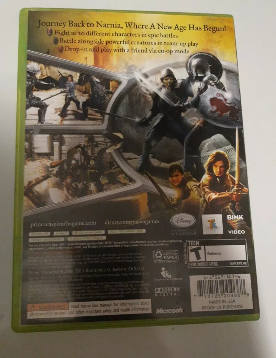 Narnia prince caspian xbox 360 2025