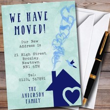 Green & Blue Heart House New Home Change Of A...