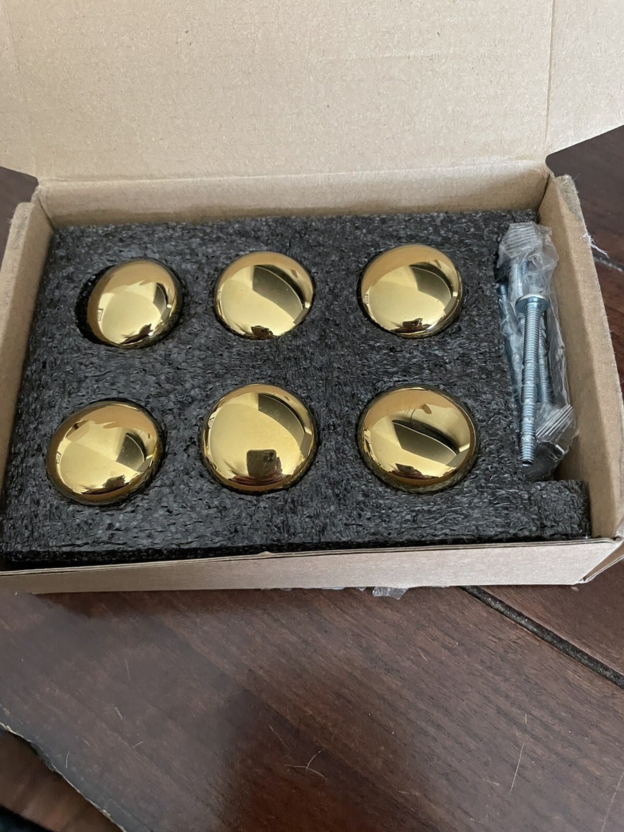brushed gold knobs for dresser Akicon Copper Kitchen Cabinet Knobs 1-1/4 inch (32 mm) Diameter main image 0