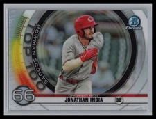 2020 Bowman #BTP-66 Jonathan India Chrome Bowman Scouts Top 100 Cincinnati Reds