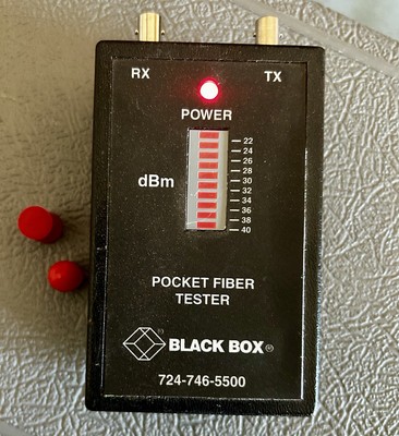 BLACK BOX Network Services-Model TS055A Pocket Fiber Tester