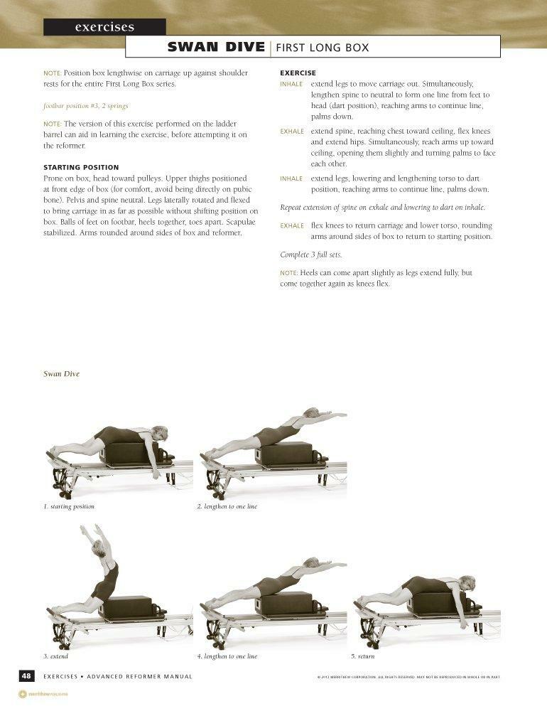 STOTT PILATES Manual Advanced Reformer, 2nd Edition eBay