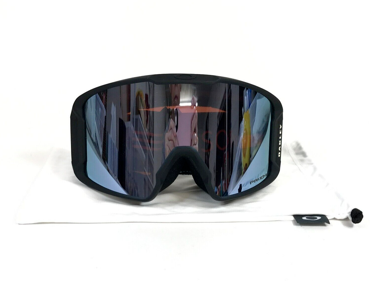 Oakley Line Miner Jamie Anderson Black Fluer Prizm Snow Sapphire