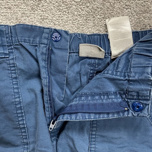 Columbia Halfmoon Cargo Shorts Kids Boys Large Blue Cotton Casual Outdoor 30x9 - Picture 4 of 13