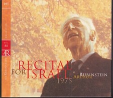CD: ARTHUR RUBINSTEIN - Recital For Israel 1975