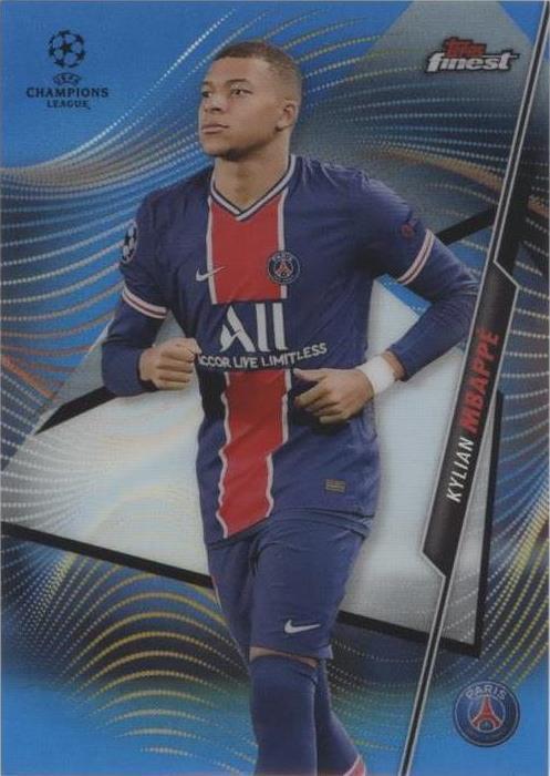 2020-21 Topps Finest UCL Kylian Mbappé #52 for sale | eBay