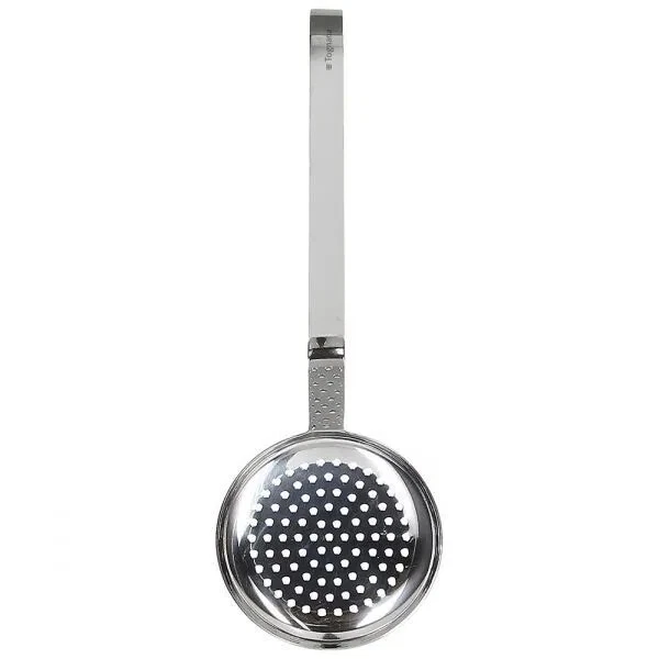 Mestolo-Forchettone-Schiumarola Cucina Acciaio Inox Lucido Linea Riflex  Tognana - Immagine 4 di 4