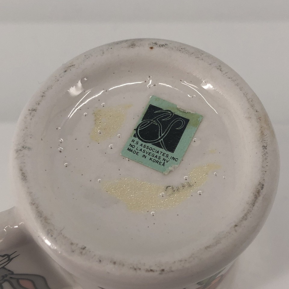 Vtg 1999 Six Flags Over Texas Bugs Bunny Handled Shot Glass / Toothpick