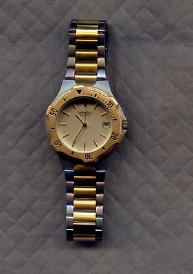 Montre Homme Caravelle By Bulova Bicolore - Modèle 40B15, Quartz, Avec Date, Neuve En Boîte