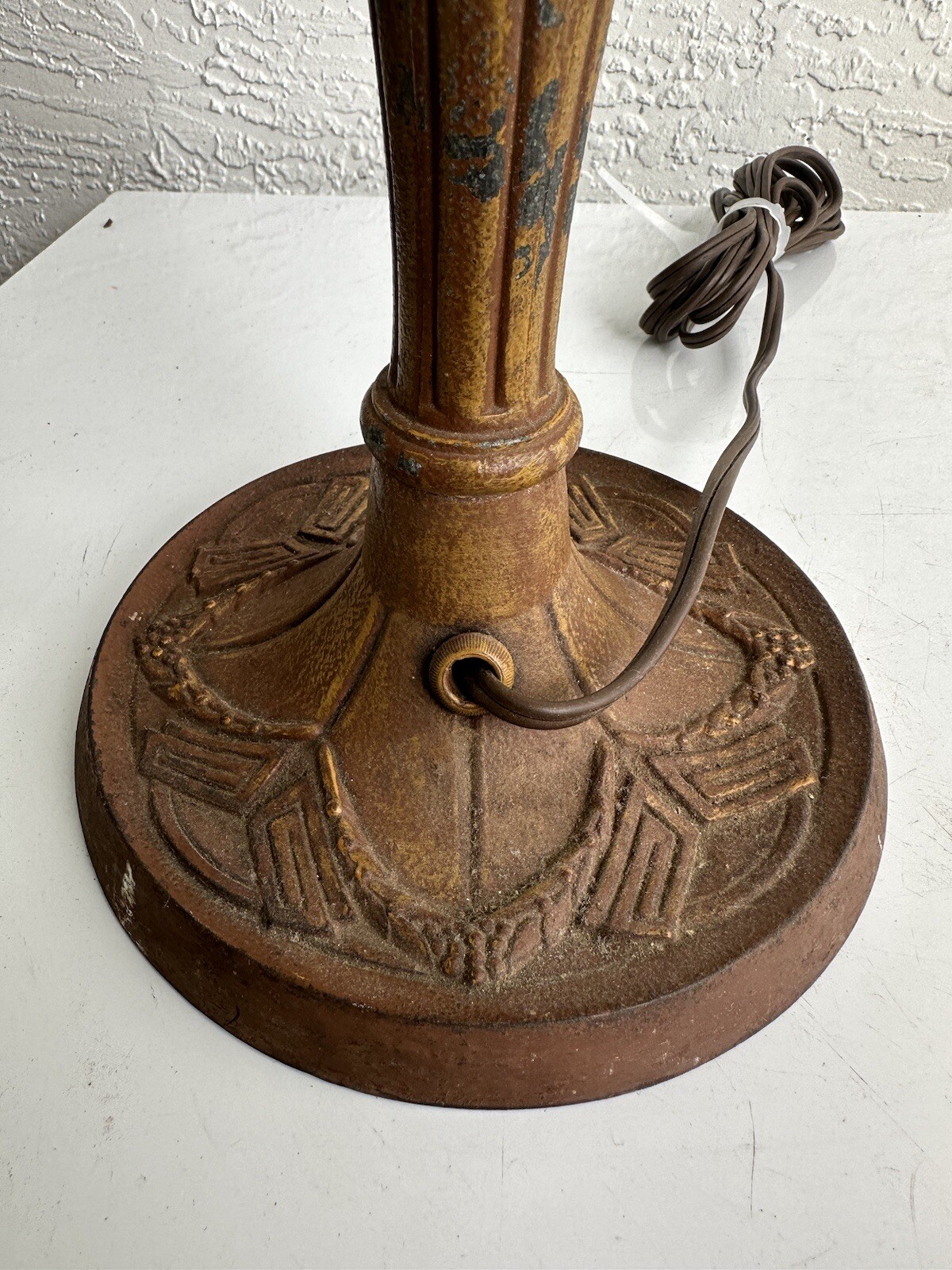 Antique Table Lamp Base Parts Restore 5K eBay