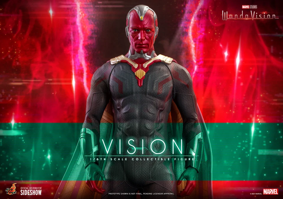 Hot Toys Marvel Wandavision Vision Sixth Scale Collectible Figure New In Stock - Image 2 of 4
