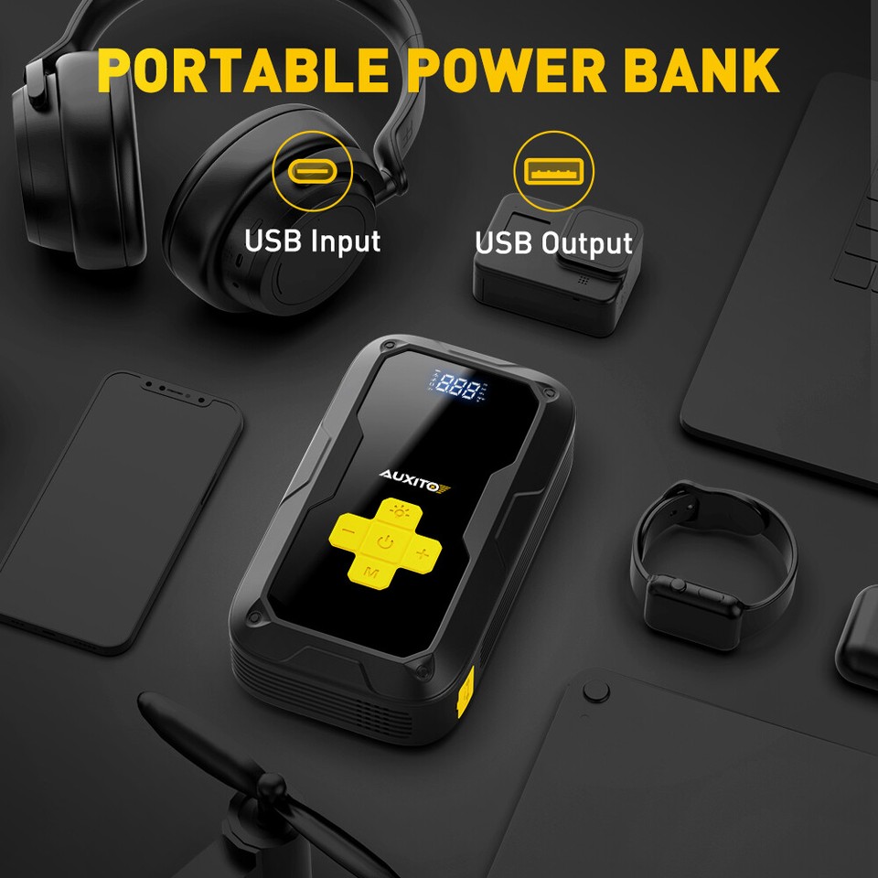 3500A Car Starter Jump Portable Battery Charger Booster Jumper Box