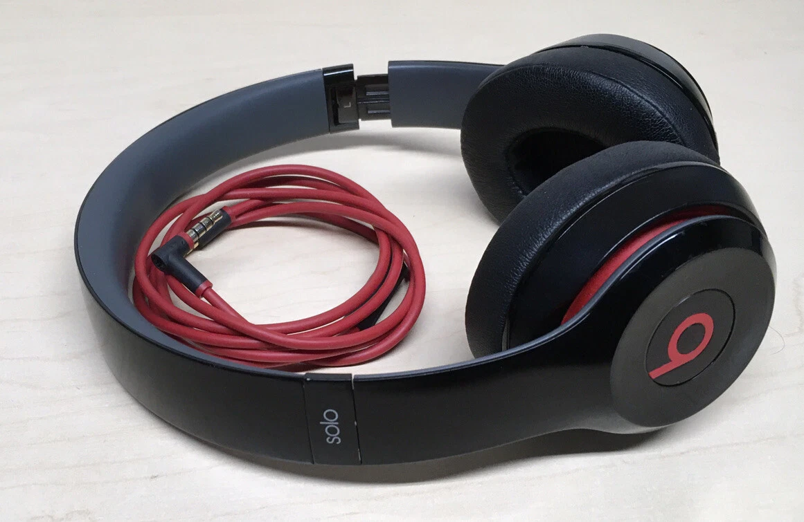 Beats by dre red and black sales