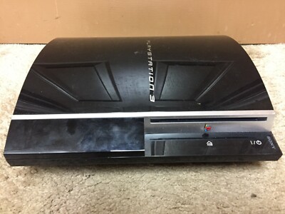 Sony PlayStation 3 PS3 Fat Phat Black Console CECHG01 - No Video / Boot