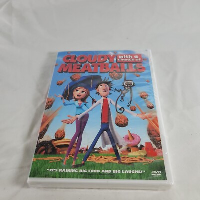 Cloudy With a Chance of Meatballs (DVD, 2010) Widescreen NEW
