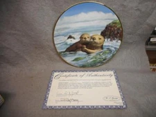 VINTAGE  "HEART TO HEART" BY RAY HARM 1991 COLLECTOR PLATE #678A W/COA N/R