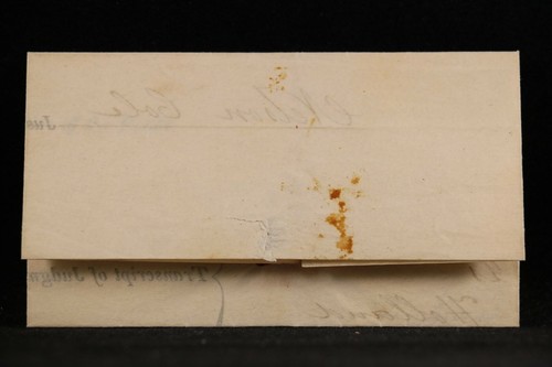 New York: Half Moon 1844 Stampless Cover, Legal Judgment, No Town CDS - Picture 2 of 3
