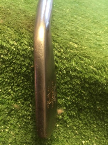 ANTIQUE VINTAGE Slazenger Muscle Back Smooth Face Cleek with 6 point Star CM - Picture 4 of 7