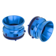 2 Polished Aluminum Alloy Nab Hub Adapters For Studer 10 Inch Opener Cbk