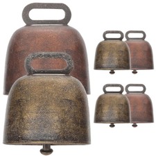  3-5PCS Cow Horse Sheep Grazing Cattle Farm Animal Loud Brass Bells Crisp Spread