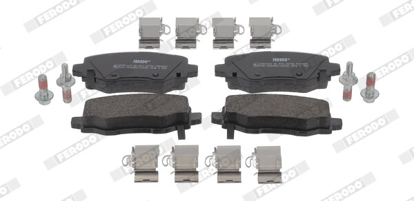 Ferodo Bremsbelagsatz Scheibenbremse FüR Jeep Cherokee KL 2.2 CRD 4X4 2.0 3.2-image