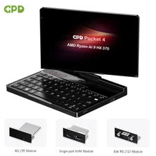 2025 Latest GPD Pocket 4 Mini PC Handheld PC AMD AI 9 HX370 Ultra Compact PC