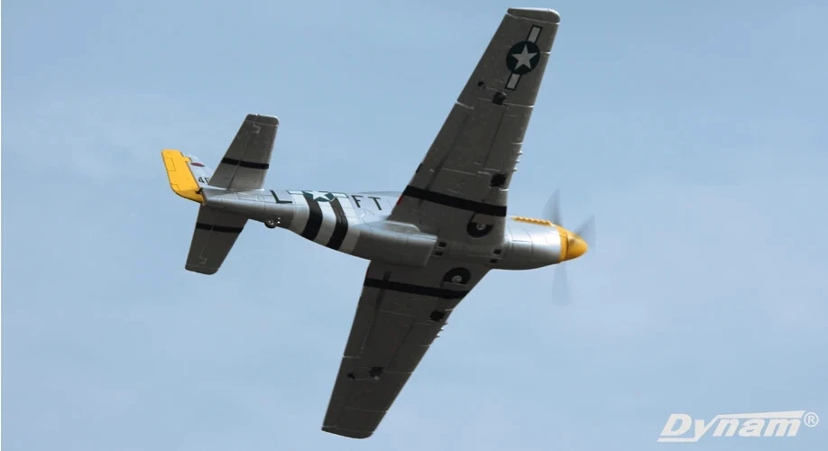 Dynam 1200Mm P51 P51D Mustang RC Warbird PNP DY8939 Foto 4 de 4