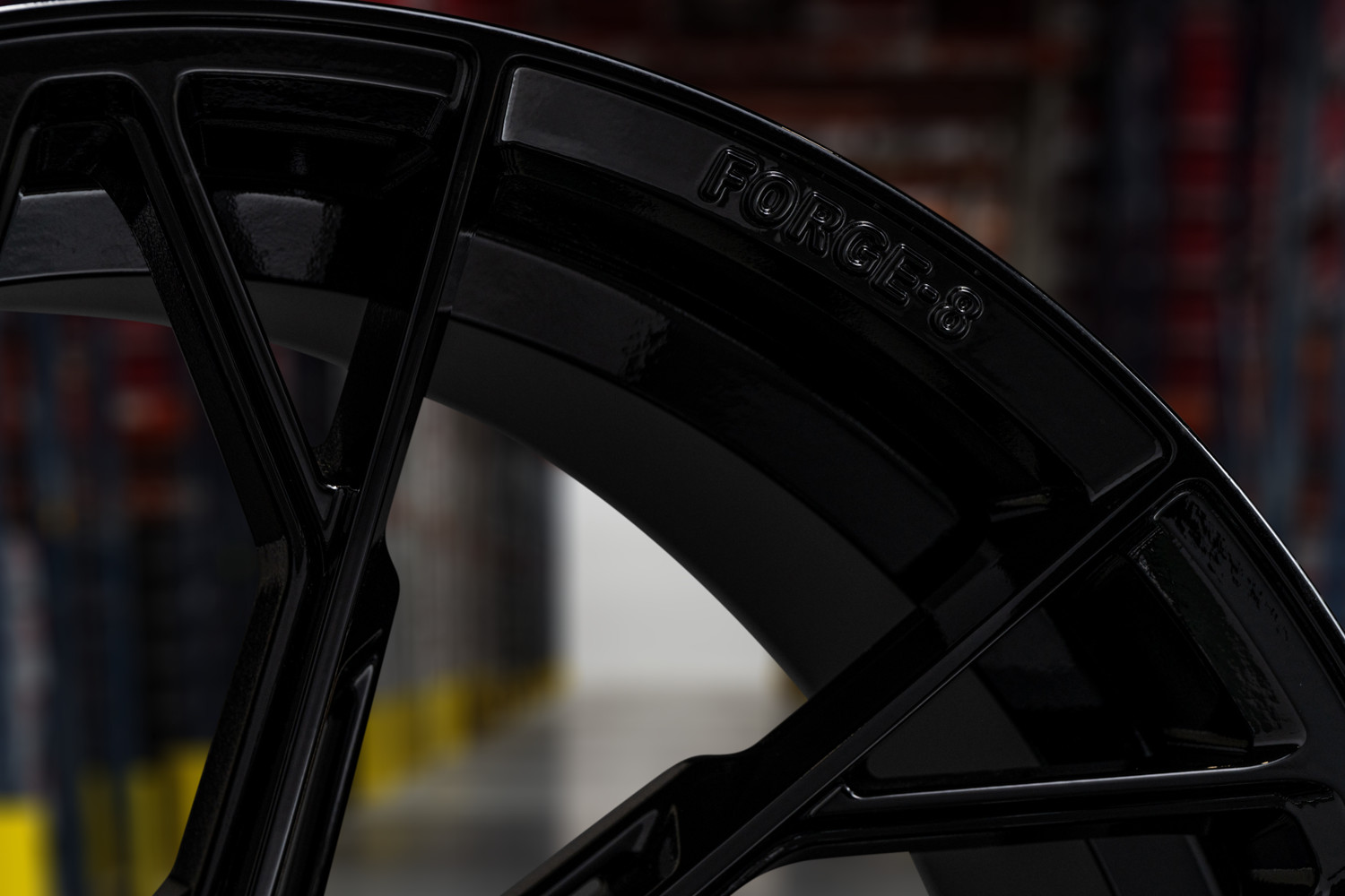 20” FERRADA FR11 GLOSS BLACK STAGGERED CONCAVE WHEELS FOR FERRARI 488 20X9 20X11