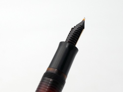 STYLO PLUME ANCIEN - FOUNTAIN PEN - FABER CASTELL OSMIA 884M PLUME OR 14 CARATS - Picture 9 of 12