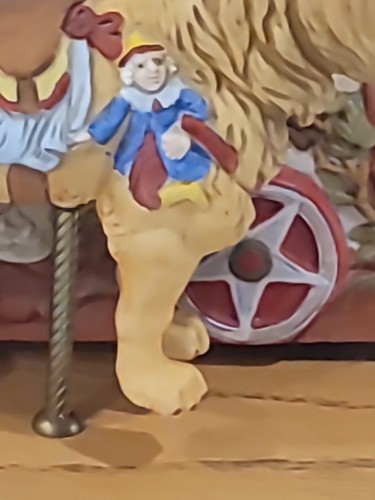 1985 Willitts Tobin Fraley Collection Carousel Lion Music Box American History - Picture 10 of 24
