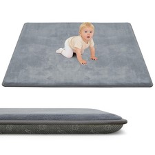 1.3" Thick Baby Play Mat for Floor 59x71-Large Water-Repellent Non-Slip Memor...