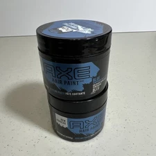 Axe Blue  Hair Paint, Temporary Hair Color Styling Paste, 2.3 Oz Each. Lot Of 2