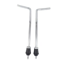 2x Bass Drum Legs Floor Feet Metal Spurs Riser