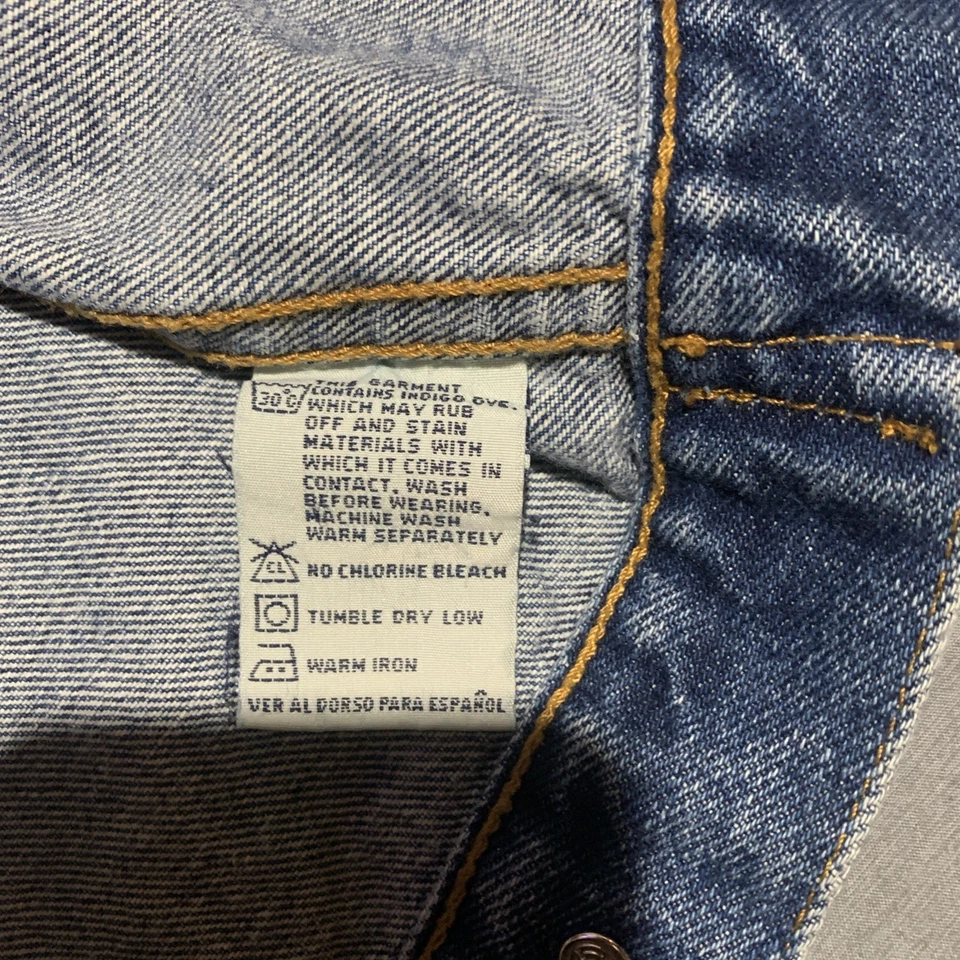 CHALECO VAQUERO UNIONBAY DE COLECCIÓN TOP BOTÓN DELANTERO Retro Jeanwear años 90 y2k Talla L Foto 4 de 4