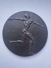 Medaille schwer alt Antik selten Sport