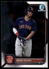 Rafael Devers 2022 Bowman Chrome #18 Boston Red Sox FREE SHIPPING AutographDen