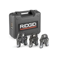 RIDGID 48558 1/2" to 1" MegaPress Jaws  Rings Standard Kit with Carrying Case