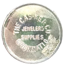 Watch Parts Tin Cas-Ker Company Cincinnati Ohio 15.4mm parts storage container